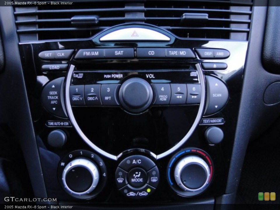 Black Interior Controls for the 2005 Mazda RX-8 Sport #88730586