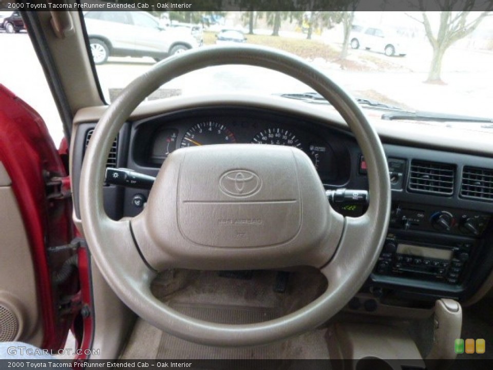 Oak Interior Steering Wheel for the 2000 Toyota Tacoma PreRunner Extended Cab #88731059