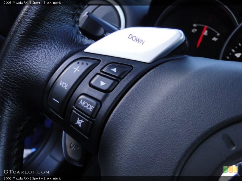 Black Interior Controls for the 2005 Mazda RX-8 Sport #88731066