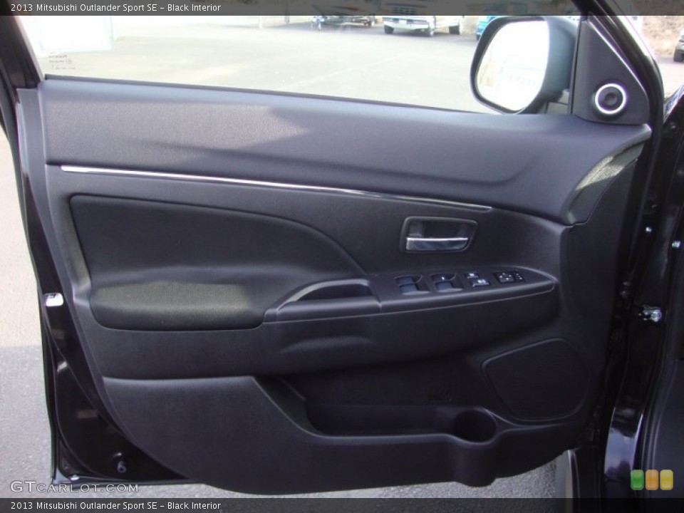 Black Interior Door Panel for the 2013 Mitsubishi Outlander Sport SE #88731690