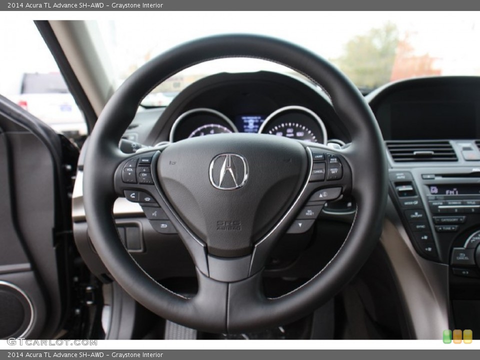 Graystone Interior Steering Wheel for the 2014 Acura TL Advance SH-AWD #88732074