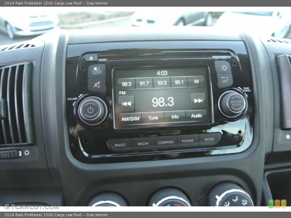 Gray Interior Audio System for the 2014 Ram ProMaster 1500 Cargo Low Roof #88732311
