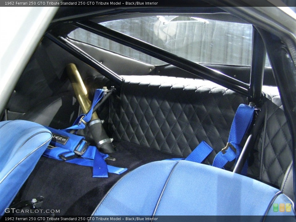 Black/Blue Interior Photo for the 1962 Ferrari 250 GTO Tribute  #88734