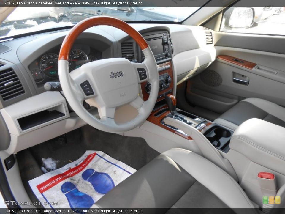 Dark Khaki/Light Graystone Interior Photo for the 2006 Jeep Grand Cherokee Overland 4x4 #88735470