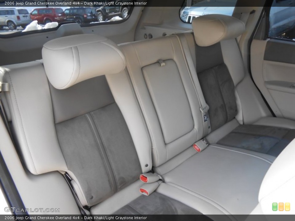 Dark Khaki/Light Graystone Interior Rear Seat for the 2006 Jeep Grand Cherokee Overland 4x4 #88735620