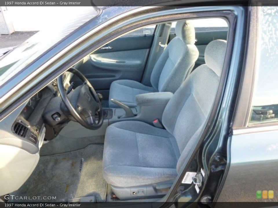 Gray Interior Front Seat for the 1997 Honda Accord EX Sedan #88738050