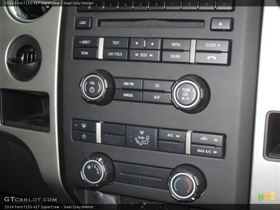 Steel Grey Interior Controls for the 2014 Ford F150 XLT SuperCrew #88738856