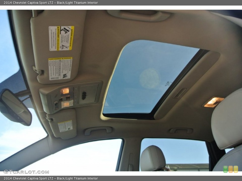Black/Light Titanium Interior Sunroof for the 2014 Chevrolet Captiva Sport LTZ #88742514