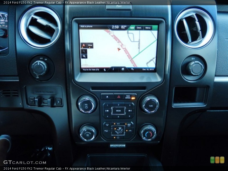 FX Appearance Black Leather/Alcantara Interior Controls for the 2014 Ford F150 FX2 Tremor Regular Cab #88742631