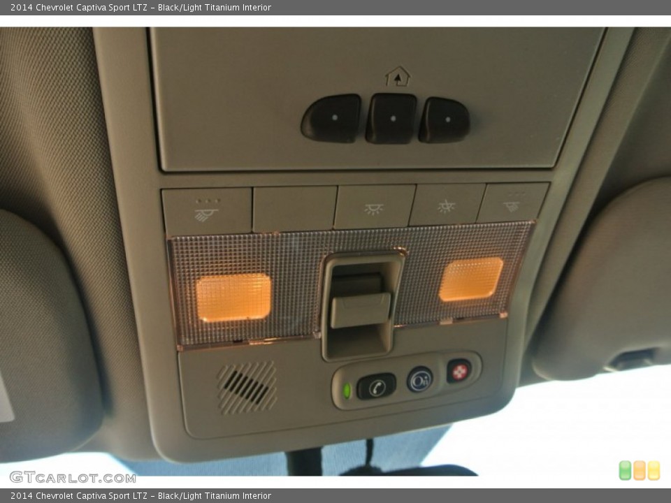 Black/Light Titanium Interior Controls for the 2014 Chevrolet Captiva Sport LTZ #88742897