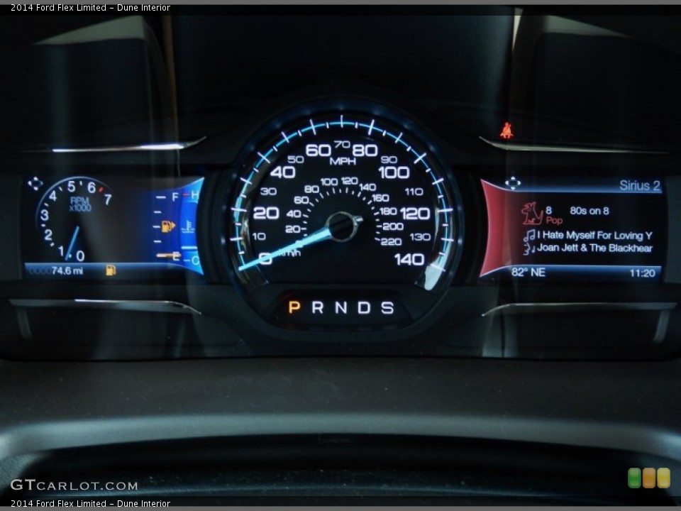Dune Interior Gauges for the 2014 Ford Flex Limited #88743819