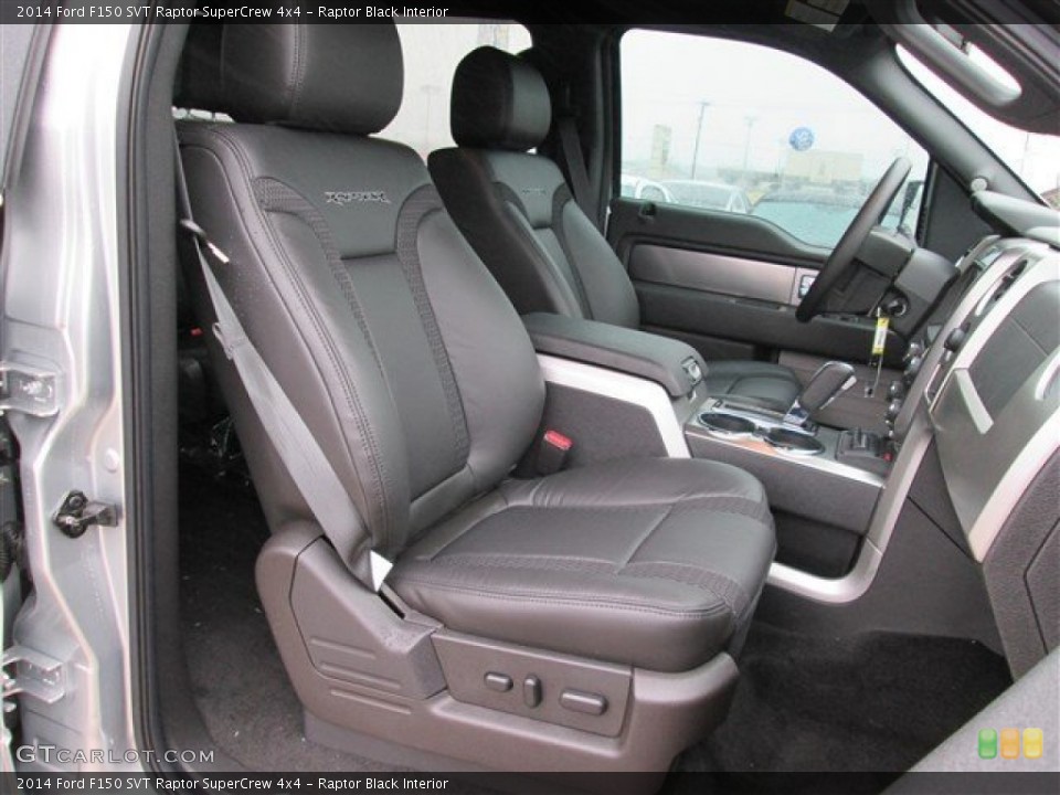 Raptor Black Interior Front Seat for the 2014 Ford F150 SVT Raptor SuperCrew 4x4 #88744796