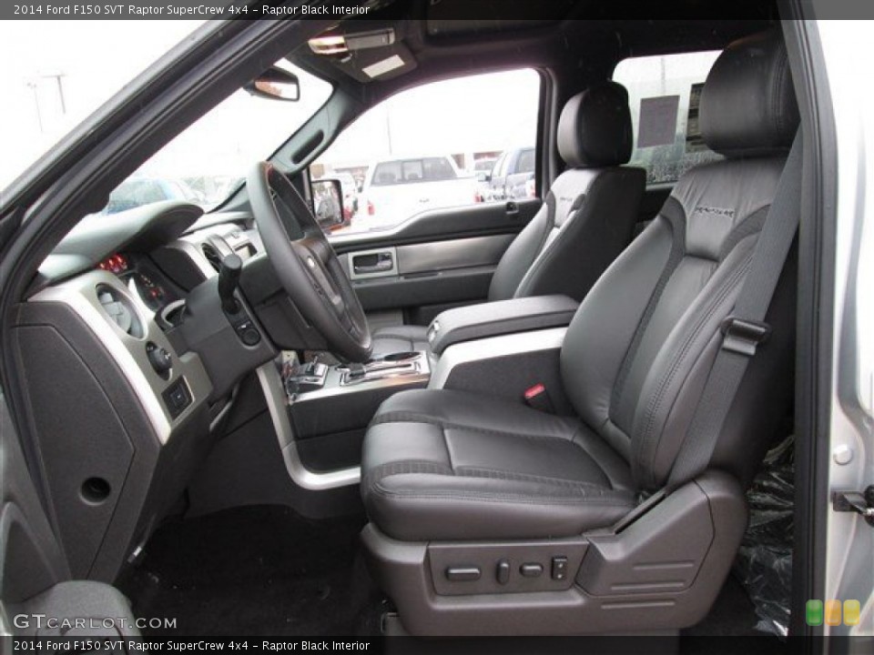 Raptor Black Interior Front Seat for the 2014 Ford F150 SVT Raptor SuperCrew 4x4 #88745019