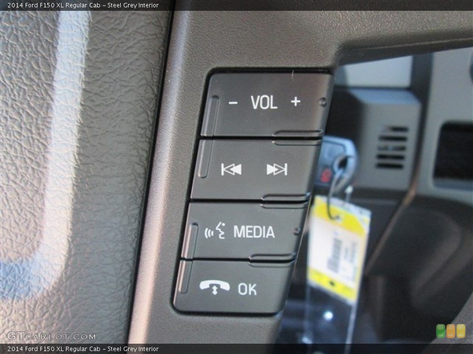 Steel Grey Interior Controls for the 2014 Ford F150 XL Regular Cab #88745430