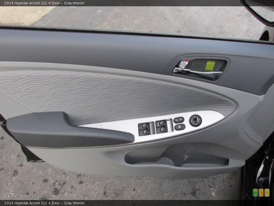 Gray Interior Door Panel for the 2014 Hyundai Accent GLS 4 Door #88752459