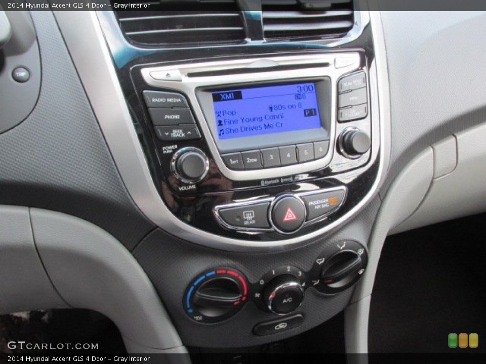 Gray Interior Controls for the 2014 Hyundai Accent GLS 4 Door #88752561