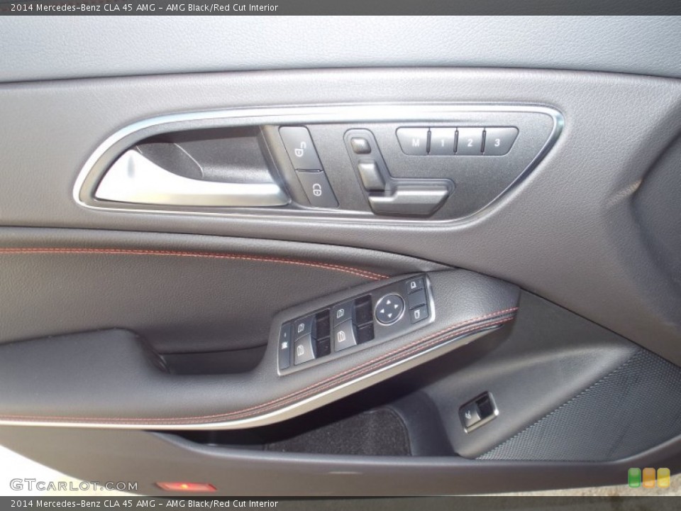 AMG Black/Red Cut Interior Door Panel for the 2014 Mercedes-Benz CLA 45 AMG #88752765