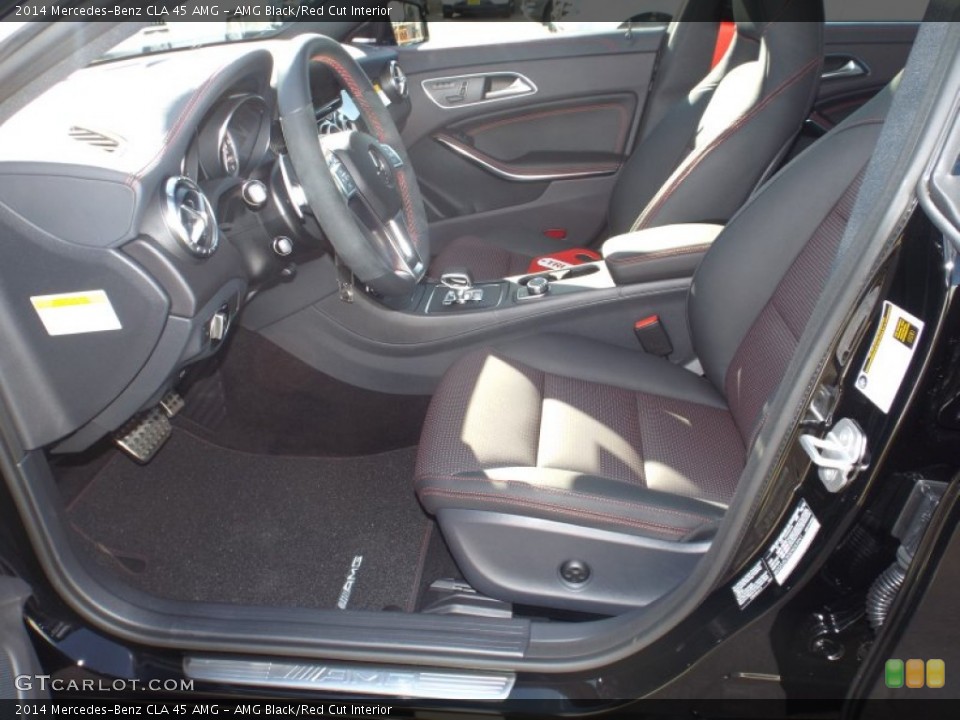AMG Black/Red Cut Interior Front Seat for the 2014 Mercedes-Benz CLA 45 AMG #88752792