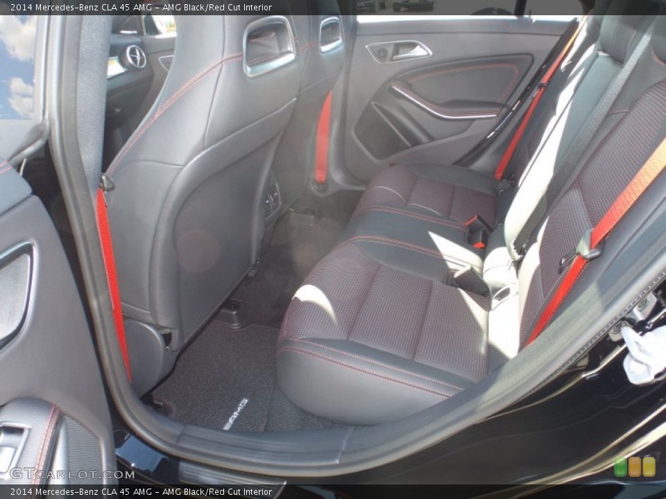 AMG Black/Red Cut Interior Rear Seat for the 2014 Mercedes-Benz CLA 45 AMG #88752816