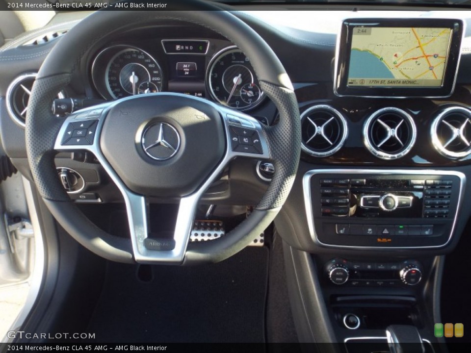 AMG Black Interior Dashboard for the 2014 Mercedes-Benz CLA 45 AMG #88753356
