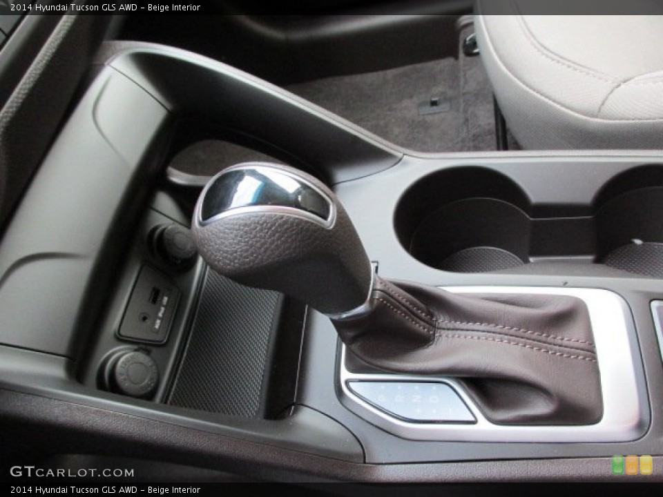 Beige Interior Transmission for the 2014 Hyundai Tucson GLS AWD #88753671