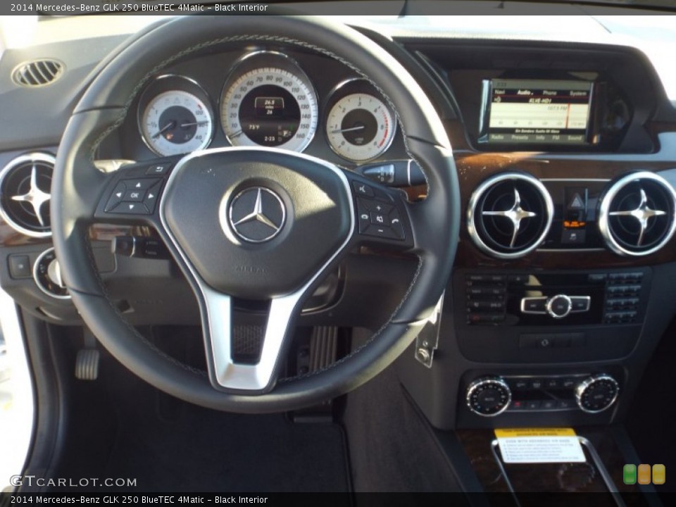 Black Interior Dashboard for the 2014 Mercedes-Benz GLK 250 BlueTEC 4Matic #88754675