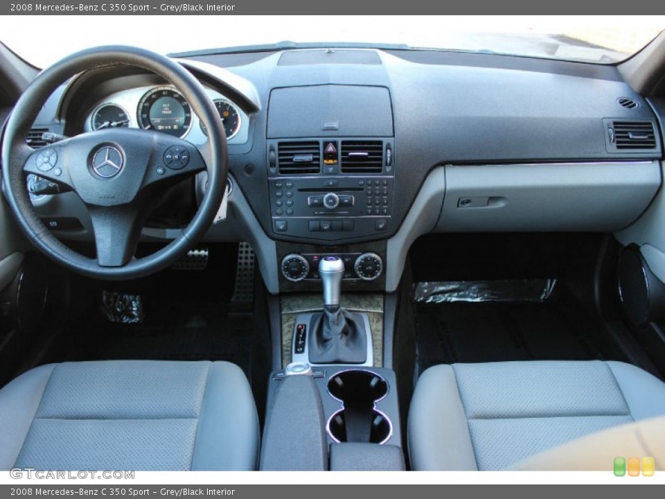 Grey/Black Interior Dashboard for the 2008 Mercedes-Benz C 350 Sport #88755327