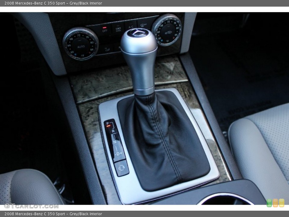 Grey/Black Interior Transmission for the 2008 Mercedes-Benz C 350 Sport #88755378