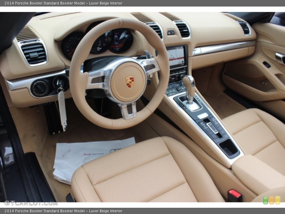 Luxor Beige Interior Prime Interior for the 2014 Porsche Boxster  #88755909