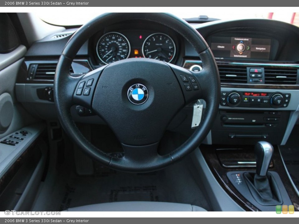 Grey Interior Dashboard for the 2006 BMW 3 Series 330i Sedan #88755942