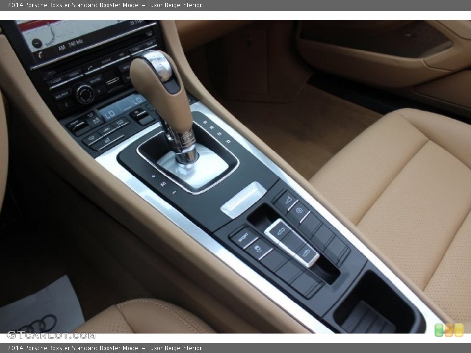 Luxor Beige Interior Controls for the 2014 Porsche Boxster  #88756002