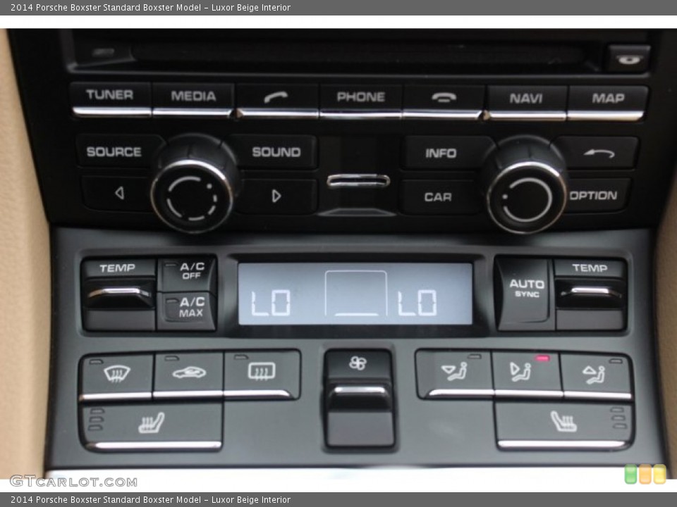 Luxor Beige Interior Controls for the 2014 Porsche Boxster  #88756059