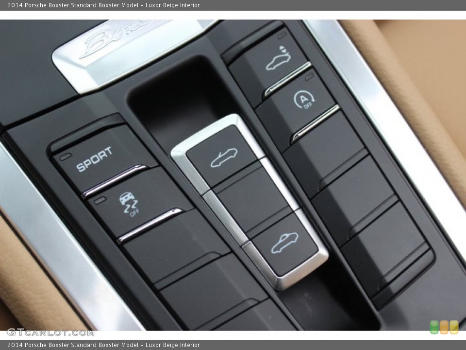 Luxor Beige Interior Controls for the 2014 Porsche Boxster  #88756083