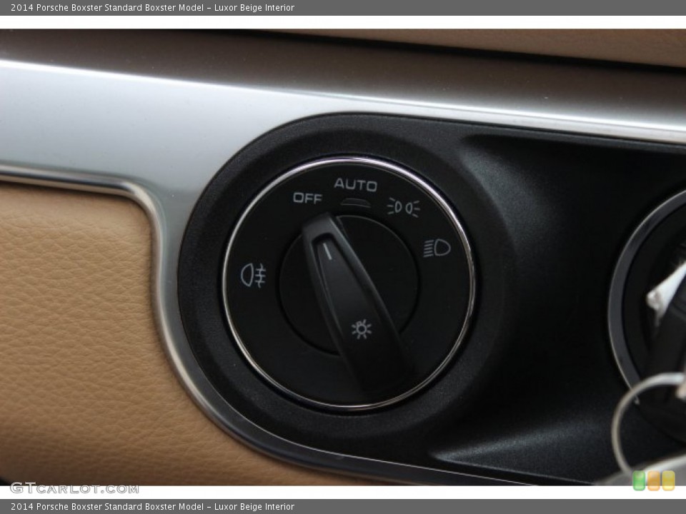 Luxor Beige Interior Controls for the 2014 Porsche Boxster  #88756145