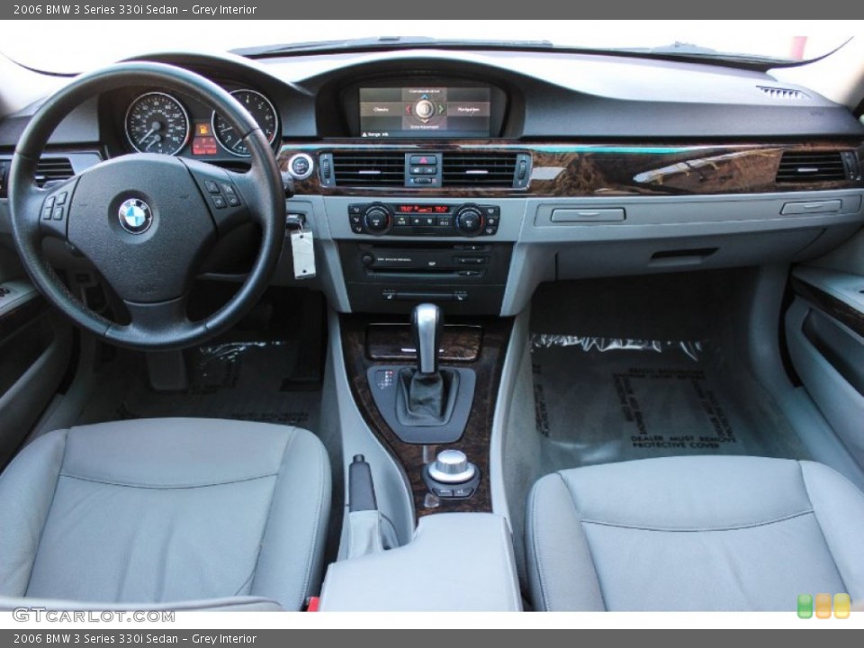 Grey Interior Dashboard for the 2006 BMW 3 Series 330i Sedan #88756210