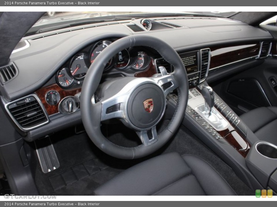 Black Interior Prime Interior for the 2014 Porsche Panamera Turbo Executive #88757523