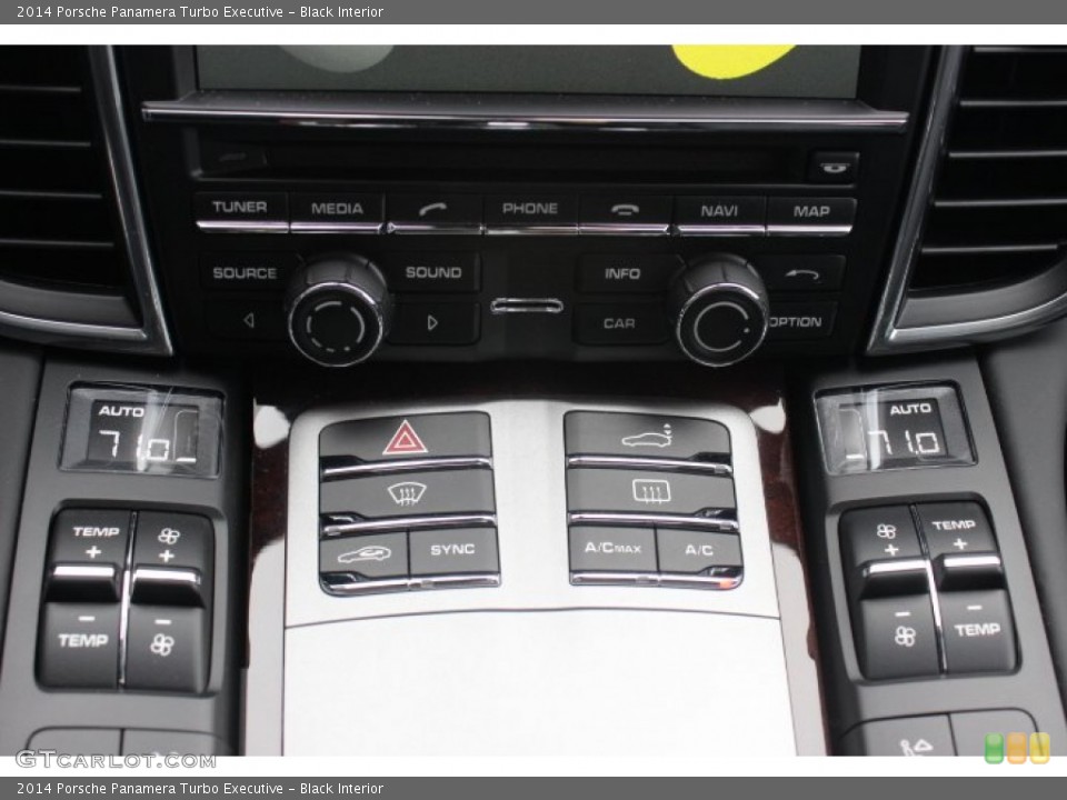 Black Interior Controls for the 2014 Porsche Panamera Turbo Executive #88757739