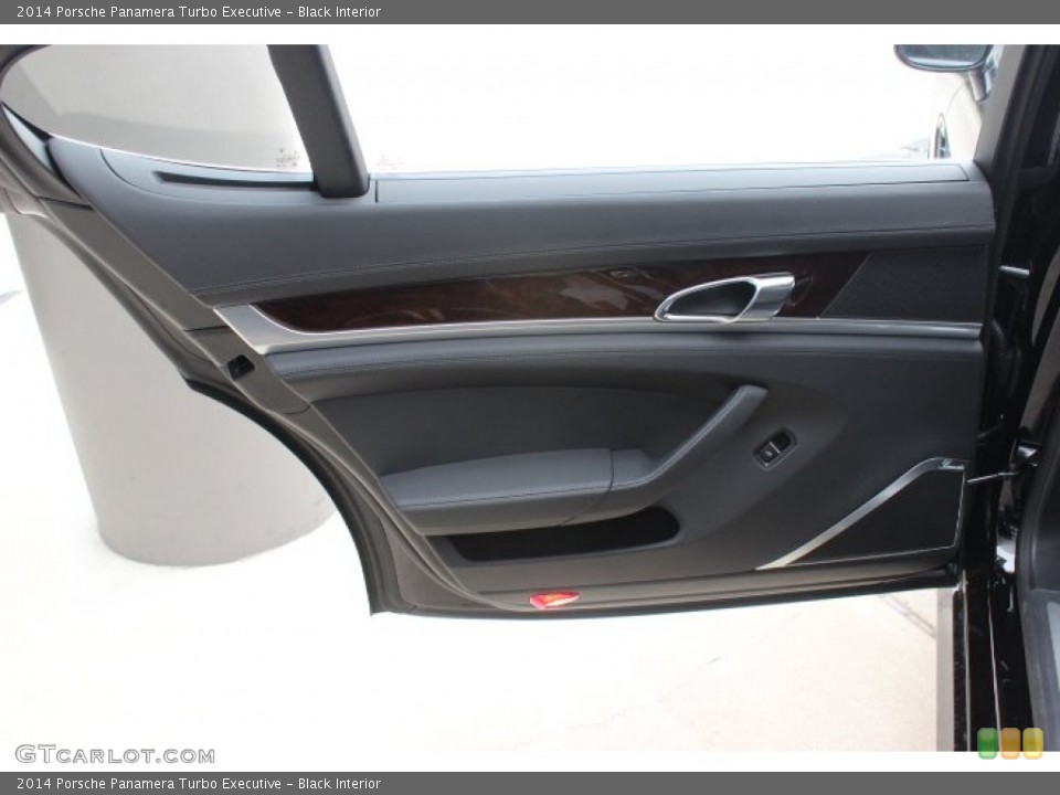 Black Interior Door Panel for the 2014 Porsche Panamera Turbo Executive #88757895