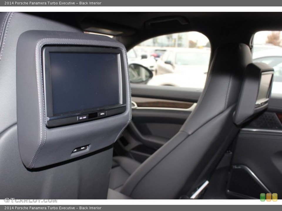 Black Interior Entertainment System for the 2014 Porsche Panamera Turbo Executive #88757958