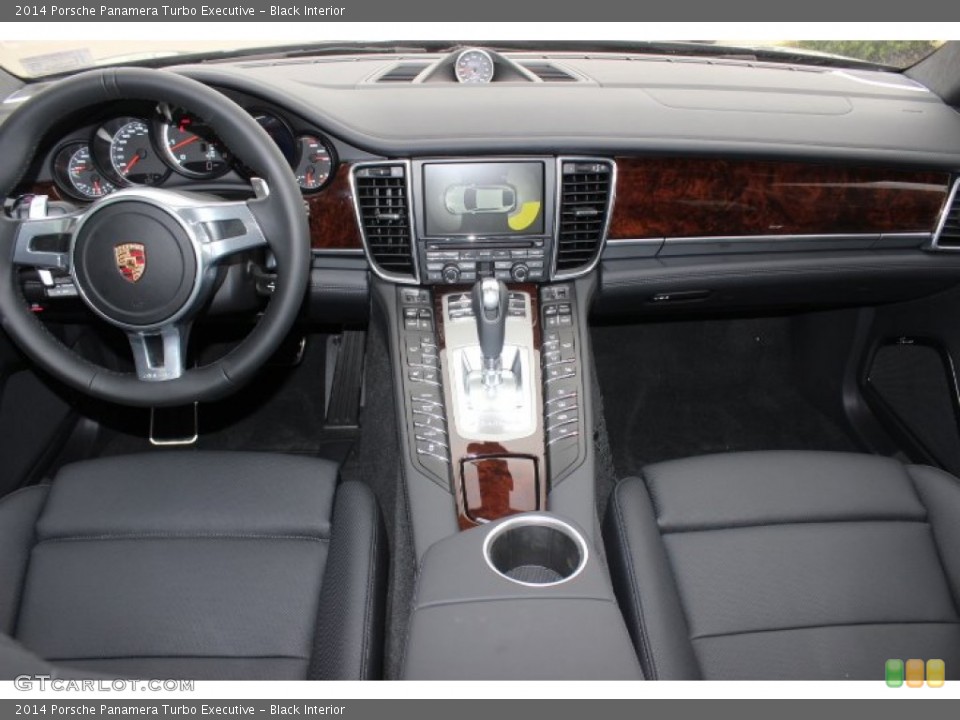 Black Interior Dashboard for the 2014 Porsche Panamera Turbo Executive #88758023