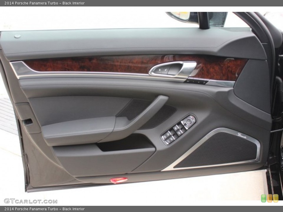 Black Interior Door Panel for the 2014 Porsche Panamera Turbo #88758393