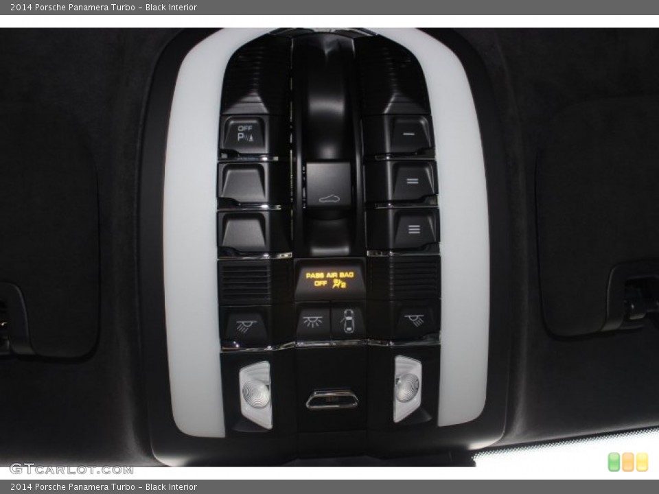Black Interior Controls for the 2014 Porsche Panamera Turbo #88758555