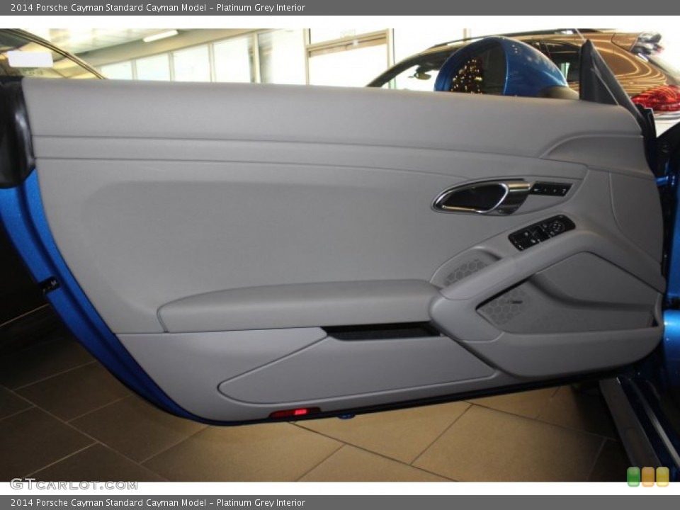 Platinum Grey Interior Door Panel for the 2014 Porsche Cayman  #88760154