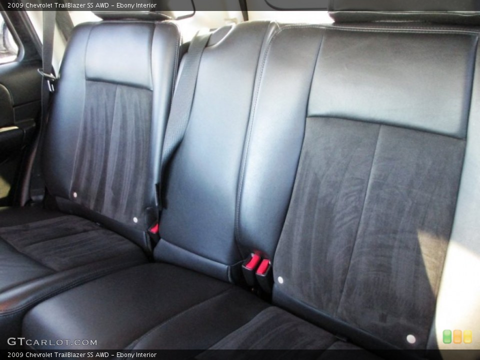 Ebony Interior Rear Seat for the 2009 Chevrolet TrailBlazer SS AWD #88760183