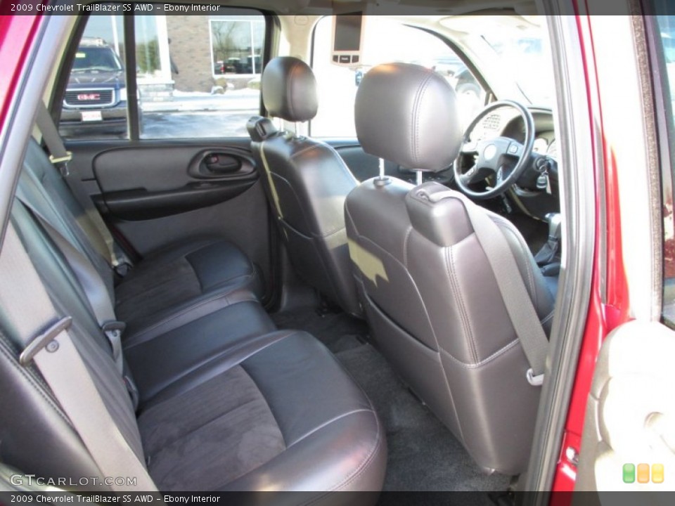 Ebony Interior Rear Seat for the 2009 Chevrolet TrailBlazer SS AWD #88760319