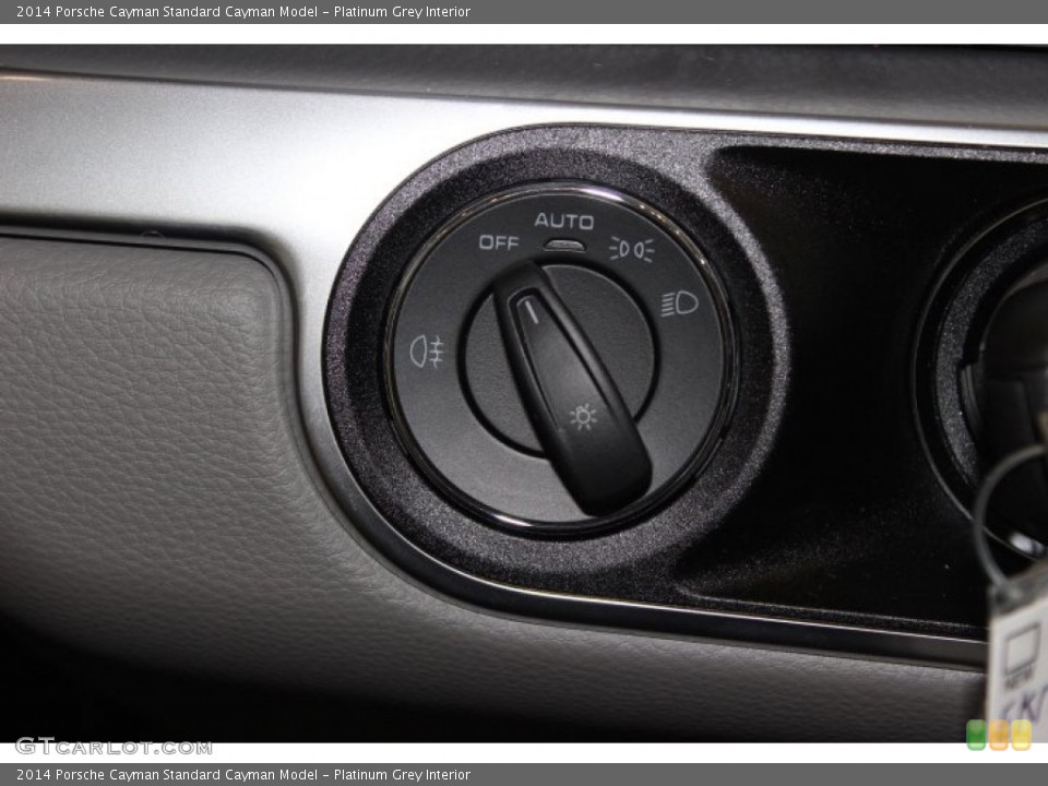 Platinum Grey Interior Controls for the 2014 Porsche Cayman  #88760385