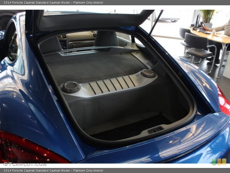 Platinum Grey Interior Trunk for the 2014 Porsche Cayman  #88760403