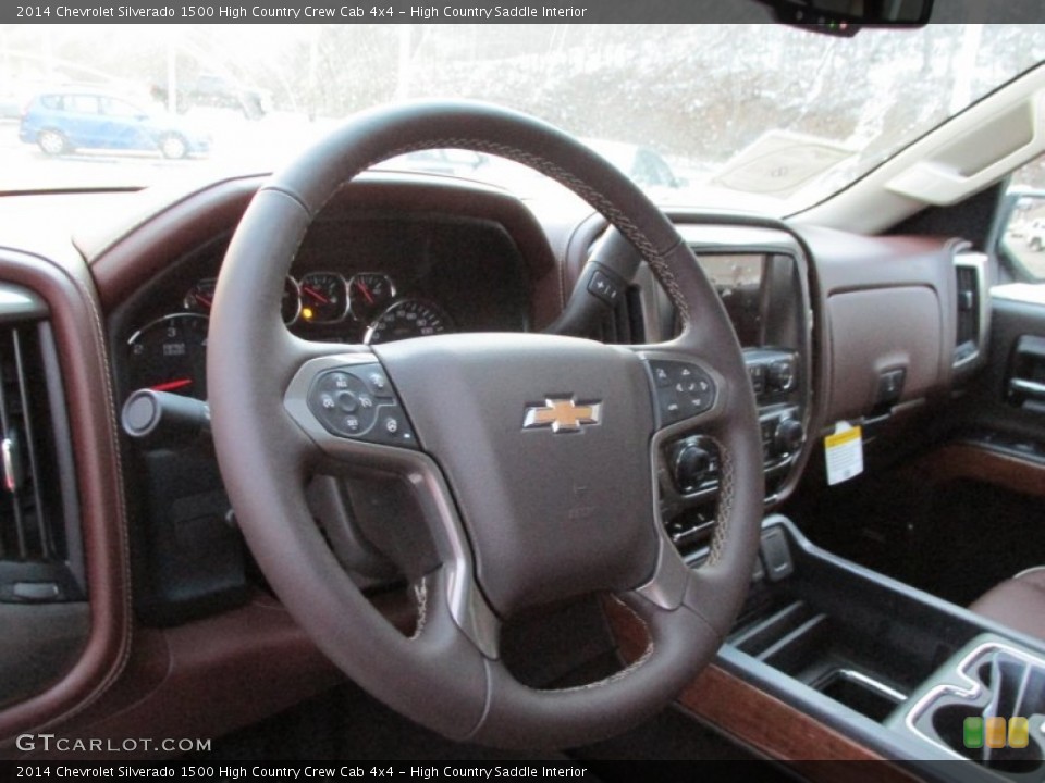 High Country Saddle Interior Steering Wheel for the 2014 Chevrolet Silverado 1500 High Country Crew Cab 4x4 #88762830