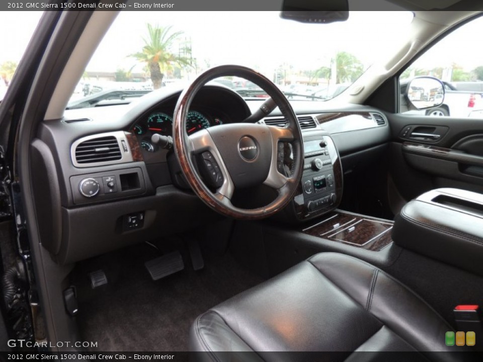 Ebony 2012 GMC Sierra 1500 Interiors