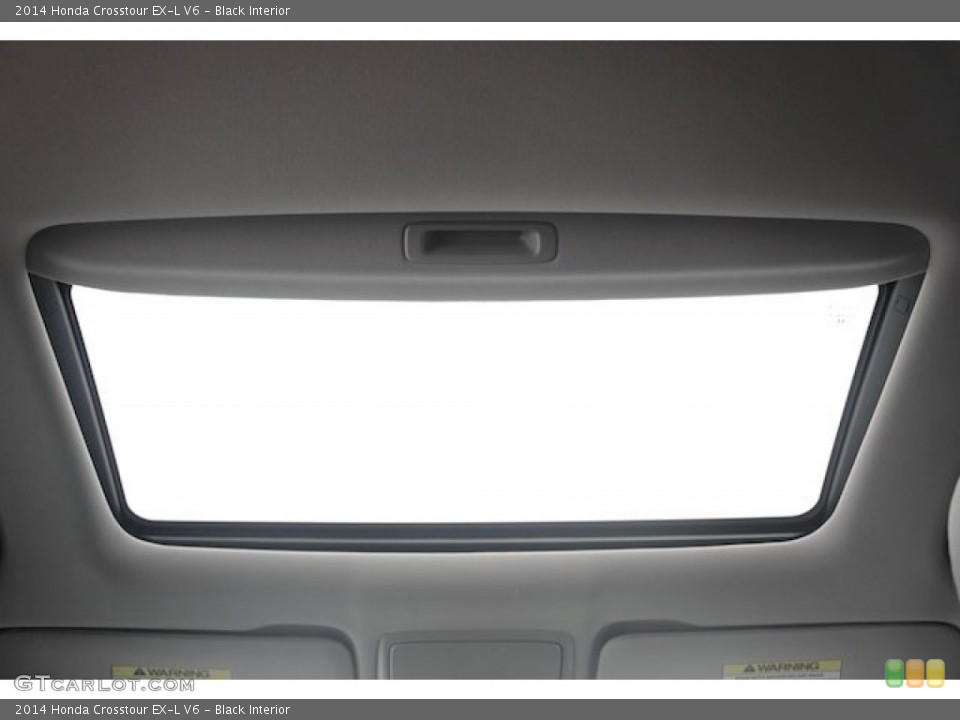 Black Interior Sunroof for the 2014 Honda Crosstour EX-L V6 #88765515